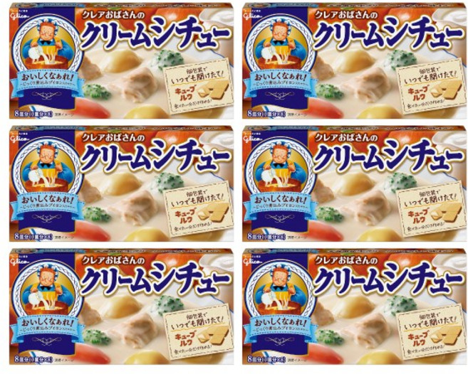 에자키 글리코 크림 스튜 / Glico 클레어 할머니의 크림 스튜 X 6개