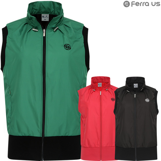 골프연습용품 골프용품 페라어스 국산 여성 자수로고 프리티 골프조끼 AVF4JN