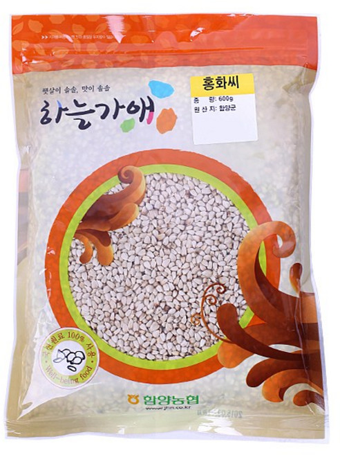 [함양농협] 하늘가애 홍화씨 600g, 1개