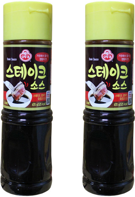 오뚜기 스테이크 소스, 470g, 2개