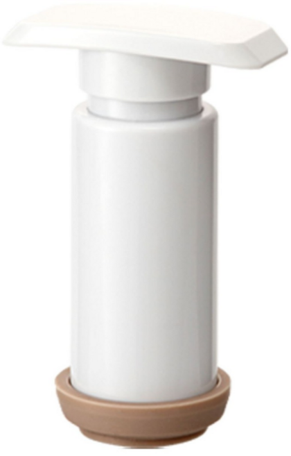 다온 다이소 용기 호환 수동 진공 펌프, 화이트, 1개