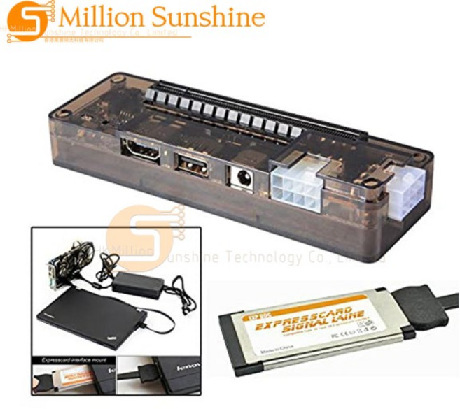 노트북용 eGPU 어댑터 - EXP GDC PCIe 외부 그래픽 도크 미니 PCI-E/M.2 NVMe-데스크탑 플러그 앤 플레이, 01 Expresscard