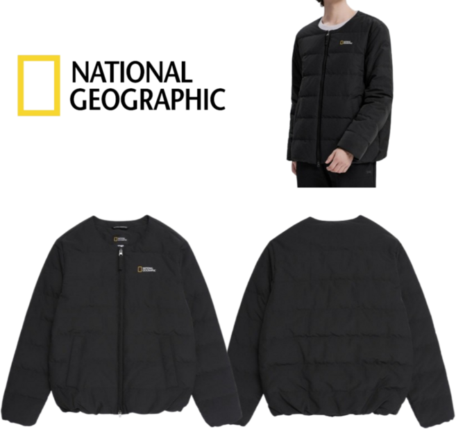 (신상) 내셔널지오그래픽 경량 패딩 다운 점퍼 헤론 남녀공용 남자 여자 겨울 아우터 (르베로 가방 지급)