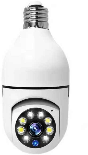 무선 전구 감시 카메라 360도 휴대 전화 원격 야간 투시경 풀 컬러 네트워크 HD 홈 모니터, HD 전구 모니터링