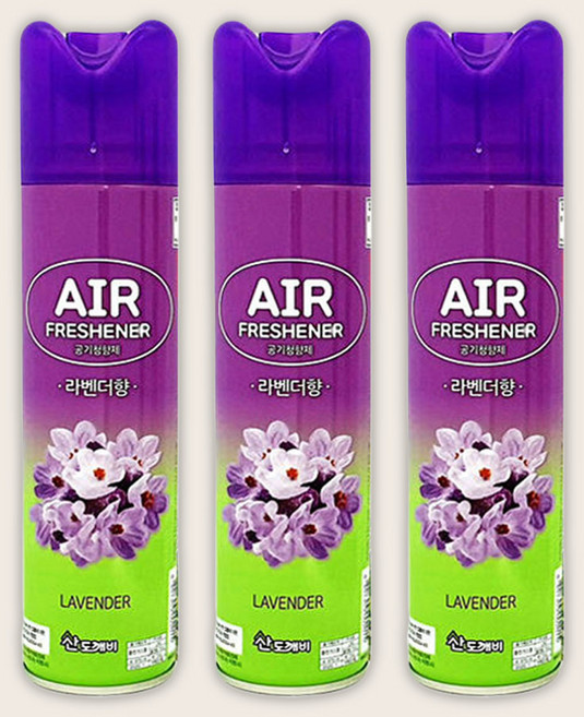 산도깨비 공기청향제 A/F, 300ml, 3개