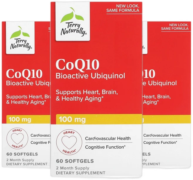 네이처스플러스 Beyond 코큐텐 CoQ10 유비퀴놀 100mg 소프트젤 60정 2+1, 3개 - 쿠팡