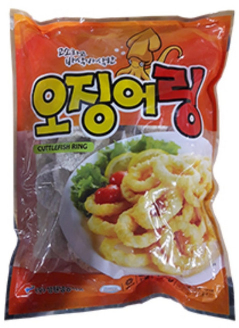 성원식품 오징어링 1kg 간식 튀김 해물 냉동, 6개