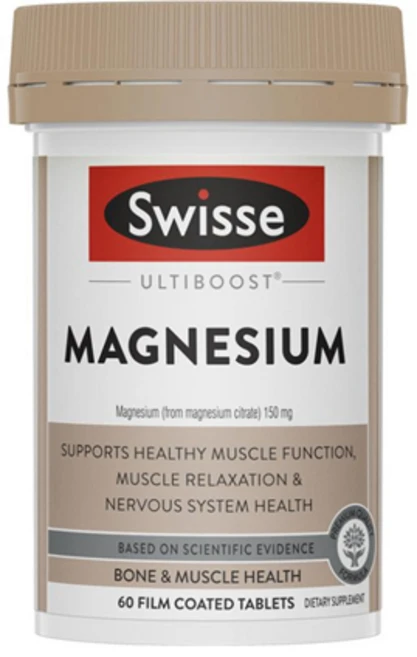Swisse 스위스 얼티부스트 마그네슘 60정 Ultiboost Magnesium, 1개 - 쿠팡