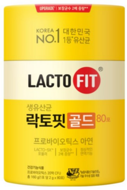 종근당건강 락토핏 생유산균 골드, 2g, 240개