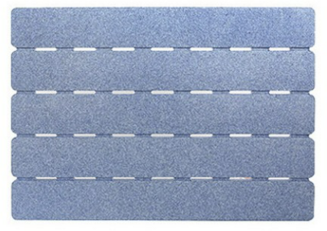 홈포미 웰빙발판 85 x 60 x 3.6 cm, 블루, 1개