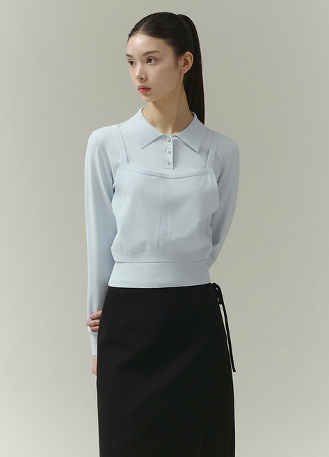 잇미샤 잇미샤 브이넥 골지 가디건(ITP3KCD700)_DG