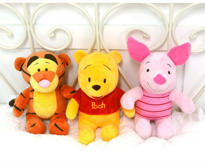 푸 푸우 시팅 25cm 애착 인형 귀여운 디즈니 곰돌이 인형, 01. 푸우 시팅 25cm