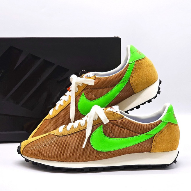 나이키 남성 스니커즈 LD-1000 브라운그린 발편한 러닝화 레트로 패션화 패션양말증정