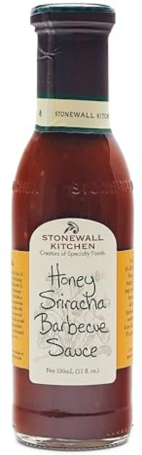 스톤월 키친 허니 스리라차 바베큐 소스 11 온스 Stonewall Kitchen Honey Sriracha Barbecue Sauce 11 oz. bottle Made i, 1개
