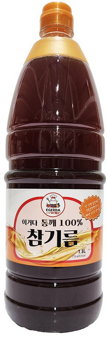 (유통기한 2026-04-11) 이거다 통깨100% 참기름 1.8L, 1개