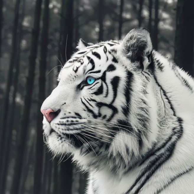 집 지켜주는 수호신 호랑이 황호 백호 인테리어 캔버스 액자 돈들어오는 그림 사업운 수맥차단 액운방지 UV 인쇄, 20cm x 20cm 캔버스액자+미니이젤