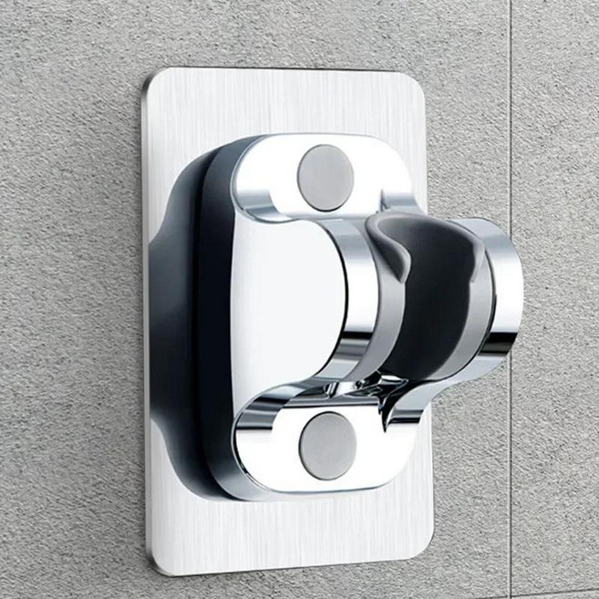 5금형 고압 샤워 헤드 손잡이 Rainfal 물 절약 욕실 홈 혁신적인 액세서리, 1개, 02 sliver hook