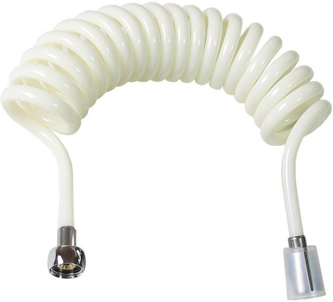 마마시크 변기샤워기 스텐 욕실스프레이건 욕실건 화장실 베란다 청소 아답터 미니스프레이건, 코일호스(10M)화이트, 1개