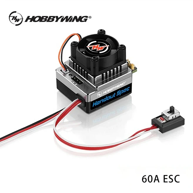 HOBBYWING XeRun XR10 Justock G3 60A 센서드 브러시리스 ESC & 13.5T / 모터 콤보 1/10 RC 드리프트 레이, 07 60A ESC