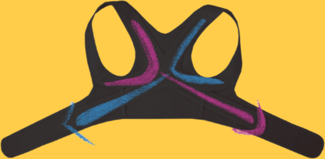 공감박사 바른 자세교정밴드 굽은 등 어깨 라운드숄더 숄더패킹 스트레칭 밴드, 1개