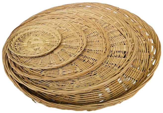 싸리채반/ 민속 전통 식품건조망 음식보관 생선 부침개 전 명절 조리 주방용품 인테리어소품, 20cm, 1개