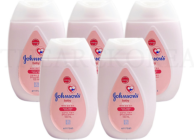 존슨즈베이비 베이비 로션 핑크, 100ml, 5개