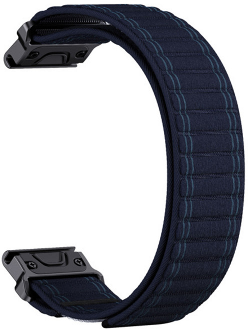 Garmin Instinct 1/2/2X 3 E 손목 밴드 Fenix ​​8 스트랩 교체 액세서리 용 22/26mm 퀵 피트 나일론 시계, [04] Dark blue, [02] Quick fit 22mm
