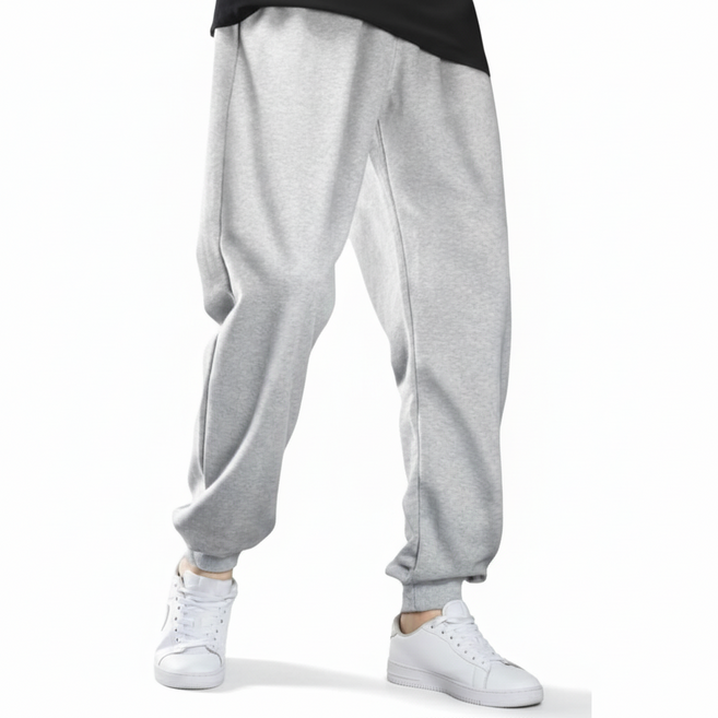 콘티 겨울 편안한 남성 기모 조거 팬츠 바지