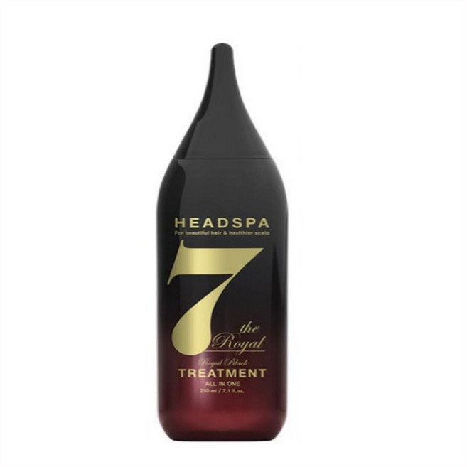 헤드스파7 로얄블랙 헤어트리트먼트, 210ml, 1개