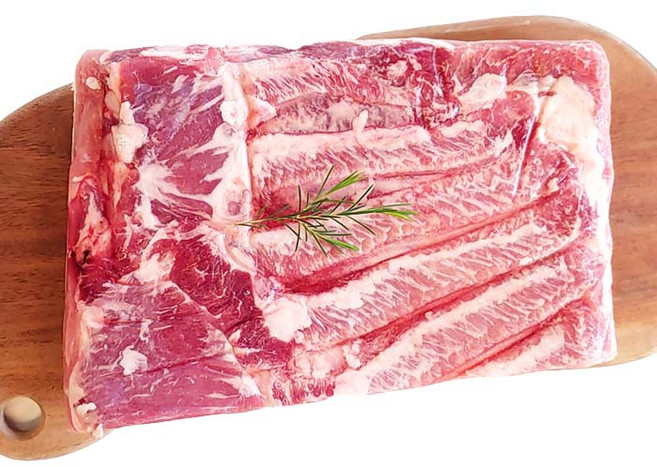 통삼겹살2kg (숯불구이용1.5cm) 청정오스트리아/삼겹살반판/2kg/바베큐/, 1개, 2kg