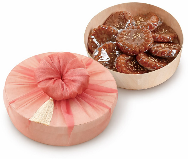 한결맛담 수제 찹쌀 약과 보자기 포장 (10구 400g 15구 600g) 외국인 선물 스승의날 어버이날 핑크, 1세트