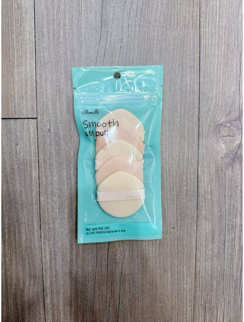 필리밀리 매끈 밀착 퍼프(5p) 필리밀리 모공퍼프 필리밀리 쿠션 퍼프 밀착퍼프, 1개, 무향