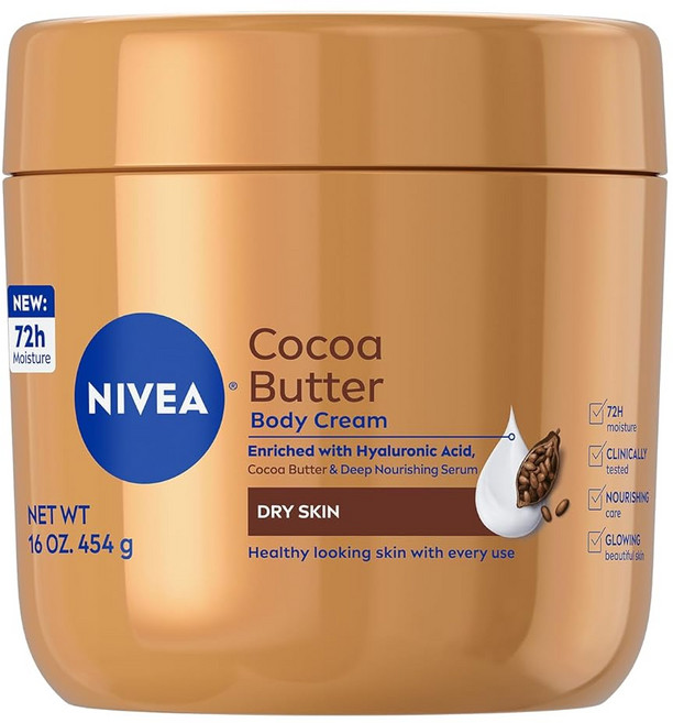 니베아 NIVEA 코코아버터 바디크림, 1개, 454g
