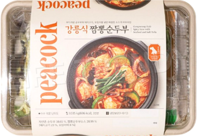 강릉식 짬뽕순두부 밀키트, 1개, 1.035kg