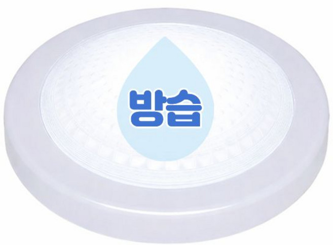 Bayon led 직부 욕실등 방습용 삼성칩 15w TL, 주광색(흰빛), 1개