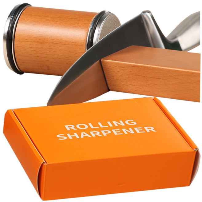 [KLEVASHARP] 다이아몬드 롤링 샤프너 칼갈이, 1개, 혼합색상