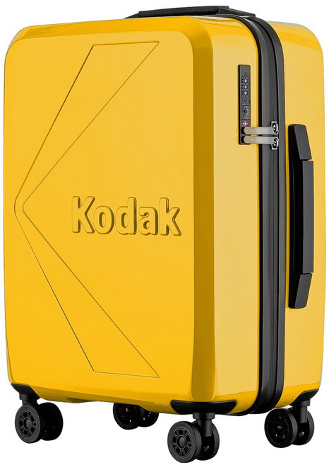 코닥캐리어 컬러팝 유광 폴리카보네이트 기내용 20인치 캐리어 옐로우