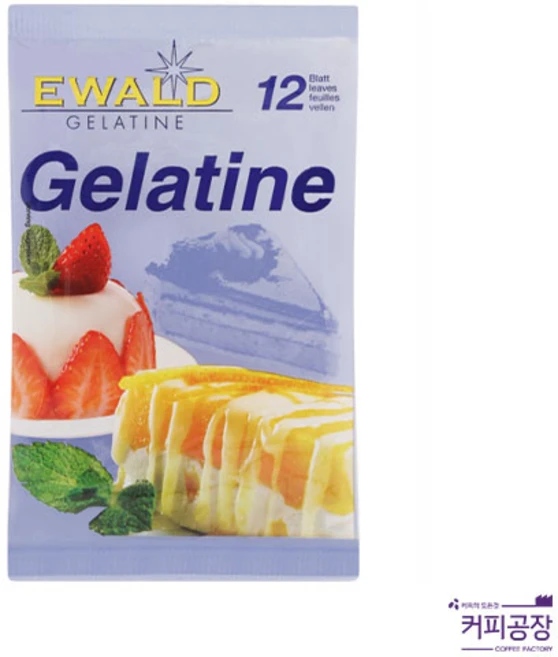 독일산 판젤라틴 12장 (20g) / 잎새젤라틴, 20g, 2개 - 쿠팡