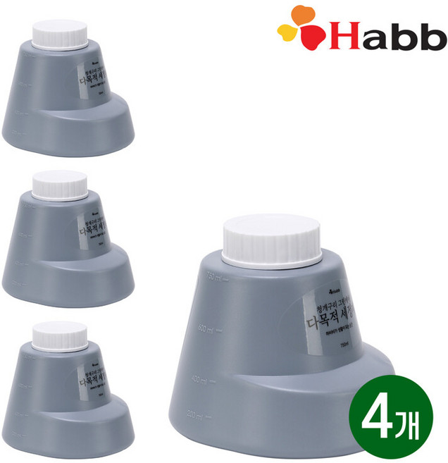 하비비다목적 세정제4개 (버블클리너 전용세제)