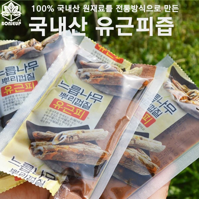 100% 국내산 고흥 유근피즙(느릅나무), 60개, 100ml - 쿠팡