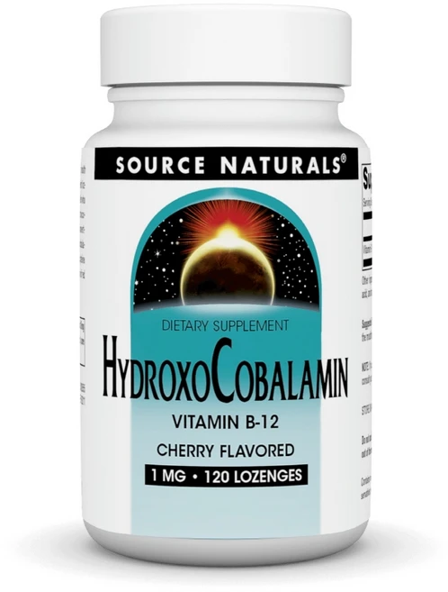 소스내츄럴스 하이드록소코발라민 1mg 체리 로젠지 무설탕 글루텐 프리, 120개, 1개, 120정 - 쿠팡