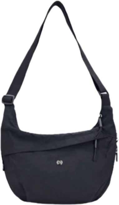 여행용 도난방지 크로스백 RFID차단 방검원단 여행 필수품 경량 반달백