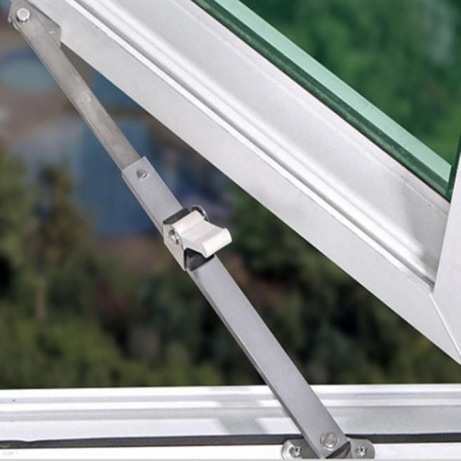 창문 닫힘방지 스토퍼 창문고정 여닫이 잠금장치 1p, B_평자, 1개