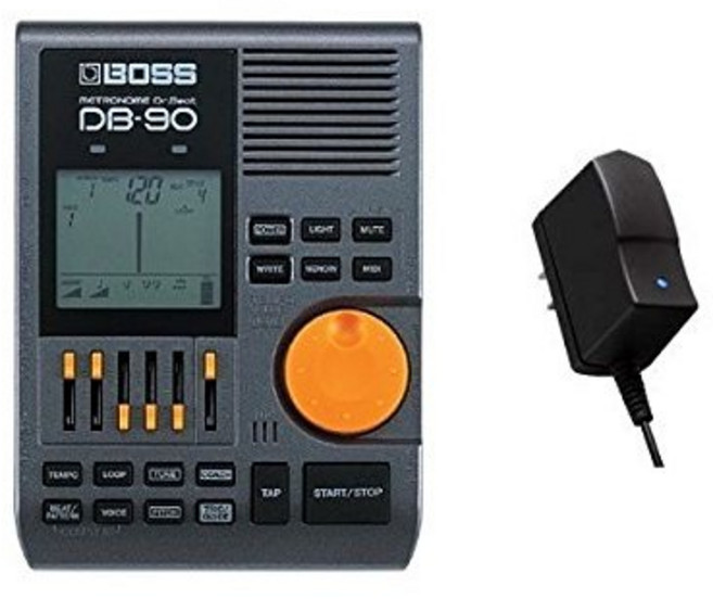 [순정 AC 어댑터PSA-100S2 첨부]BOSS 보스 Dr.Beat DB-90 보스 리듬 코치 기능 탑재 닥터 비트 최상위 모델Roland, 1개