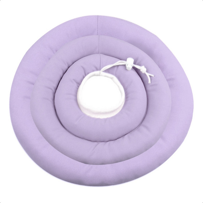 SUPER CREW 초경량 소프트 튜브 편안한 넥카라, 퍼플, 1개