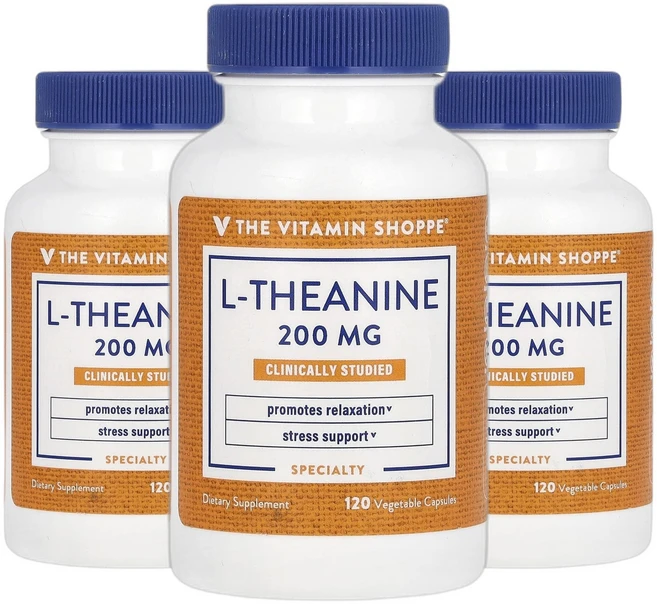 더비타민샵 L 테아닌 엘테아닌 200mg 베지 캡슐 120정 2+1, 3개, 120회분 - 쿠팡