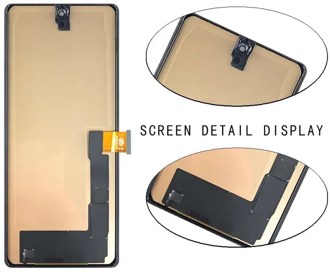 6.7인치 AMOLED/OLED/TFT 구글 픽셀 6 프로 5G LCD 디스플레이 터치 프레임 스크린 디지타이저 어셈블리 GL, 03 6 Pro TFT No finger