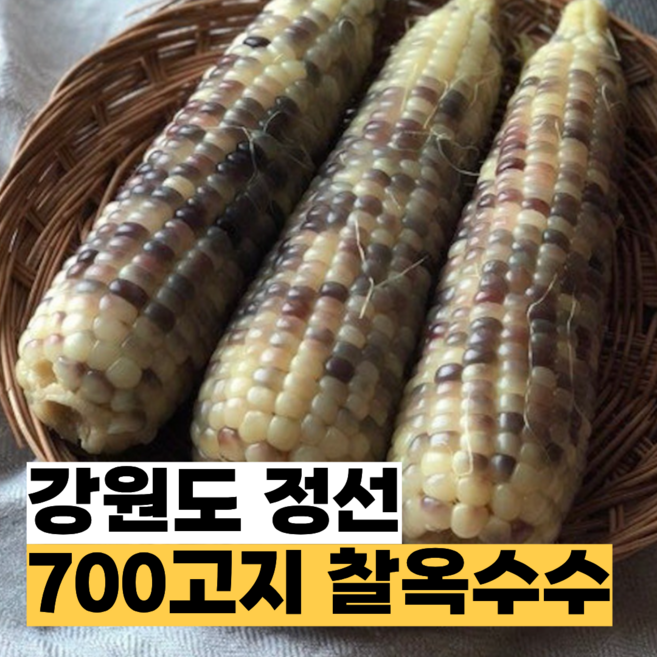 강원도 정선 흑찰옥수수 찐 삶은 냉동옥수수, 9개, 흑찰 냉동옥수수(대)