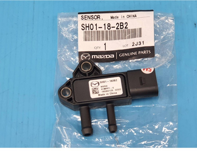 Mazda SH01-18-2B2 DPF-排氣差壓感知器 馬自達 CX5/馬6 正廠, 1個