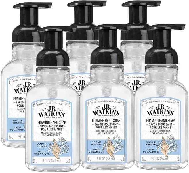 JR Watkins 포밍 핸드 워시 오션 브리즈 향 266ml 3팩 - 쿠팡
